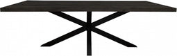 Eettafel Milan - Houten tafel - Zwarte eettafel 240 cm