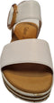 Gabor 550.2 - Sandalen - Leer - Sleehak - Wit - Maat 38