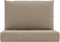 vidaXL - Palletkussens - 2 - st - oxford - stof - taupe