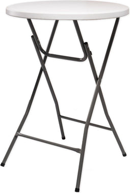 Muntel® Statafel - Horeca Kwaliteit - Inklapbaar - Met vergrendeling - Extra Stevig - Wit - Ø 80x110