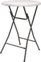 Muntel® Statafel - Horeca Kwaliteit - Inklapbaar - Met vergrendeling - Extra Stevig - Wit - Ø 80x110