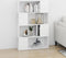 vidaXL-Boekenkast/kamerscherm-80x24x124,5-cm-spaanplaat-wit