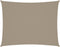 vidaXL - Zonnescherm - rechthoekig - 4x5 - m - oxford - stof - taupe