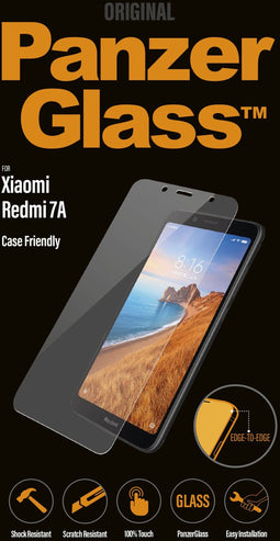 PanzerGlass 8017 - Screenprotector - 9H gehard glas - Edge to Edge voor Xiaomi Redmi 7A