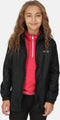 Regatta - Kids Pack It III Opvouwbaar Kinder Regenjack - Zwart - Maat 152