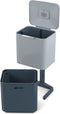 Joseph Joseph Totem 2.0 - Prullenbak - 60 l - 2 compartimenten - Oceaan