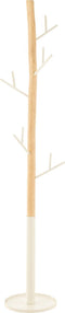 J-Line kapstok - hout - wit/naturel