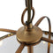 Steinhauer Pimpernel 5972BR - Hanglamp - 4 x E14 fitting hoogte instelbaar Ø25 cm brons