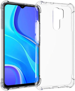 iMoshion Hoesje Geschikt voor Xiaomi Redmi 9 Hoesje Siliconen - iMoshion Shockproof Case - Transparant