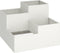 vidaXL - Tuinplantbak - 100x100x60 - cm - Witte - Staal