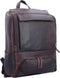 Chesterfield Rich Leren Laptop Rugtas - 15,4 inch - Bruin