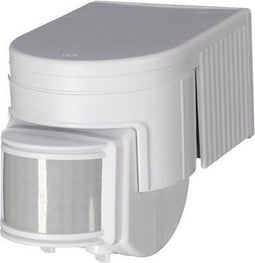 Perel Bewegingsmelder, PIR, 12 m detectiebereik, 180° detectiehoek, IP44, gebruik binnen- en buitenshuis, wit