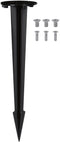 Bolderlamp Accessoires - Grondpin - Metaal - Antraciet