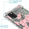iMoshion Hoesje Geschikt voor Samsung Galaxy A41 Hoesje Met Koord - iMoshion Design Hoesje met Koord - Groen / Transparant / Roze / Cherry Blossom