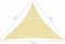 vidaXL - Zonnescherm - HDPE - driehoekig - 3,6x3,6x3,6 - m - beige