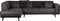 BePureHome Statement Hoekbank Links - Ecoleer - Grijs - 77x274x210