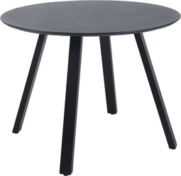 Tuintafel Rond Ø100cm - Zwart Metaal - Halo - Giga Meubel