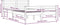 vidaXL - Bedframe - massief - hout - honingbruin - 160x200 - cm