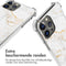 iMoshion Hoesje Geschikt voor iPhone 13 Pro Max Hoesje Met Koord - iMoshion Design Hoesje met Koord - Wit / White Marble