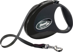 Flexi Style - Rollijn Hondenriem - M - 5 Meter - Kleine Honden - Zwart