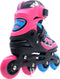 Move Fast Inlineskates - Maat 38-41 - Unisex - roze/zwart/blauw