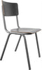 Zuiver Back To School Eetkamerstoel - Grijs - Set van 4