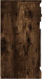 vidaXL - Dressoir - 70x35,5x67,5 - cm - bewerkt - hout - gerookt - eikenkleurig