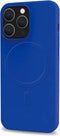 Celly Cromo Siliconen hoesje - Geschikt voor Apple iPhone 15 Pro Max - TPU Back Cover - Microfiber - Blauw