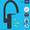 GROHE QuickFix Start - eengreeps keukenmengkraan - hoge C-uitloop - Matte Black