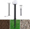 Bolderlamp Accessoires - Grondpin - Metaal - Antraciet