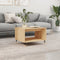 vidaXL - Salontafel - 60x50x40 - cm - bewerkt - hout - sonoma - eikenkleurig