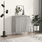 vidaXL - Dressoir - 60x35x70 - cm - bewerkt - hout - grijs - sonoma - eikenkleurig