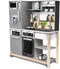 Klein Toys Miele - houten familiekeuken - fornuis magnetron koelkast gootsteen licht- en geluidseffecten - multicolor