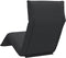 vidaXL - Ligstoel - inklapbaar - 175x54x8,5 - cm - Oxford - stof - zwart