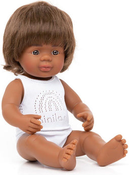 Miniland Meisje 38 Cm Pop Wit