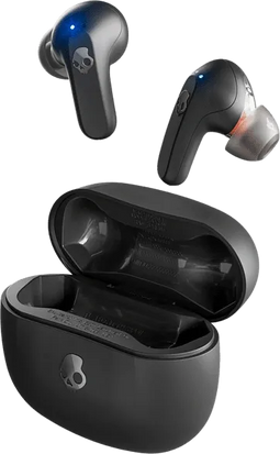 Skullcandy Rail - True Wireless Earbuds - Skull-iQ Smart Feature Technology - Zwart