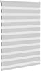 vidaXL - Zebra - rolgordijn - 95x100 - cm - stofbreedte - 90,9 - cm - lichtgrijs