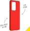 Accezz Liquid Silicone Backcover - Samsung Galaxy S20 Ultra - Schokabsorberend - Rood