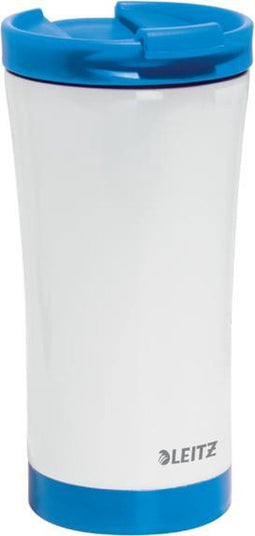 Leitz WOW Roestvrijstalen Thermosbeker - blauw/wit