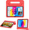 imoshion Tablet Hoes Kinderen - Geschikt voor iPad 11 (2025) 11 inch / 10e generatie (2022) 10.9 inch - Kidsproof Backcover met handvat - Rood