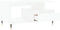 vidaXL - Salontafel - 90x49x45 - cm - bewerkt - hout - wit