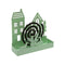 Steun voor anti-muggen spiralen Versa Groen Metaal 5 x 17 x 17 cm Huis