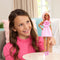 Barbie Fashionistas - Pop - Petite met Roze Haar en Jurkje - Roze