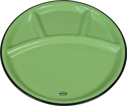 CABANAZ - bord, keramiek, FONDUE PLATE, groen