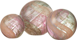 J-Line presse-papier Orkaan - glas - goud/roze - large