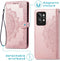 iMoshion Hoesje Geschikt voor Realme GT2 Pro Hoesje Met Pasjeshouder - iMoshion Mandala Bookcase - Rosé Goud