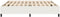 vidaXL - Bedframe - Crème - 200x200 - cm - Corduroy - Stof