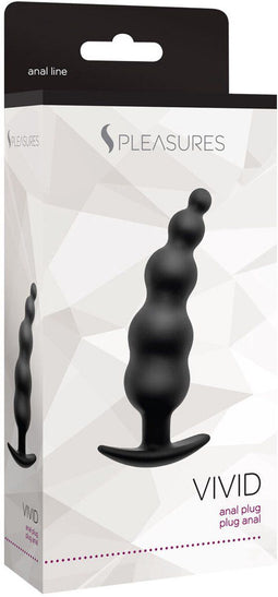 Anale Plug S Pleasures Vivid Zwart