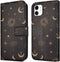 iMoshion Hoesje Geschikt voor iPhone 11 Hoesje Met Pasjeshouder - iMoshion Design Bookcase smartphone - Zwart / Sky Black