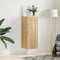 vidaXL - Wandkast - 34,5x34x90 - cm - bewerkt - hout - sonoma - eikenkleurig